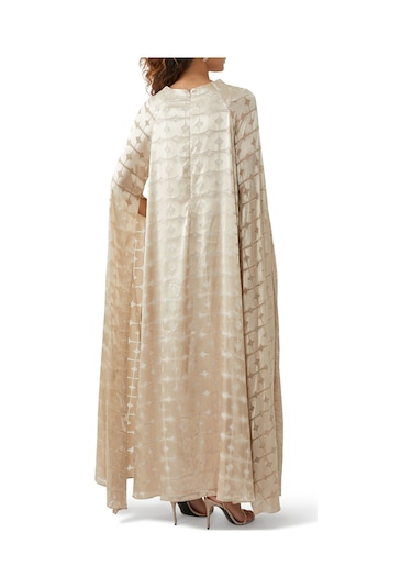 Dima Ayad Cape Kaftan Elbise - Şıklık Ve Rahatlık Bir Arada Beıge