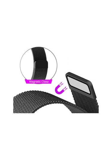 Apple Uyumlu  Watch  9/8/7/6/se Milanese Metal Hasır Kordon 38/40/41mm