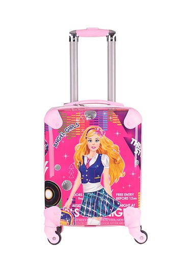 Nishev.com Evini Sev Angel Girls 2 Woman Kız Çocuk Valizi Pembe Pembe