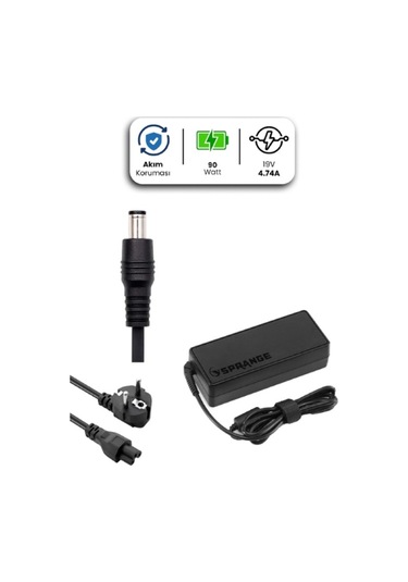 19v 4.74a 4.8 1.7mm Bullet 90w Hp İçin Laptop Adaptör