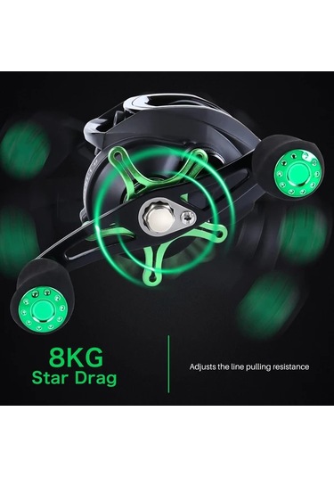 Motion003 Sougayilang Sağ El Baitcasting Makarası 12+1bb Antikorozif Antisalute 8.1:1 Yüksek Hız 8kg 17.6lbs Maksimum Sürükleme Karbon Fiber Alüminyum Gövde Tatlısu Tuzlu Su Uyumlu