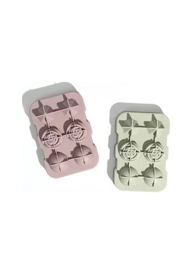 Wezone Morandi 3'lü Silikon Buzluk Seti: 6'lı Gül Desenli, Kapaklı, Yiyecek Dereceli, Ev Ve Parti İçin Pratik Buz Şekillendirici Çok Renkli