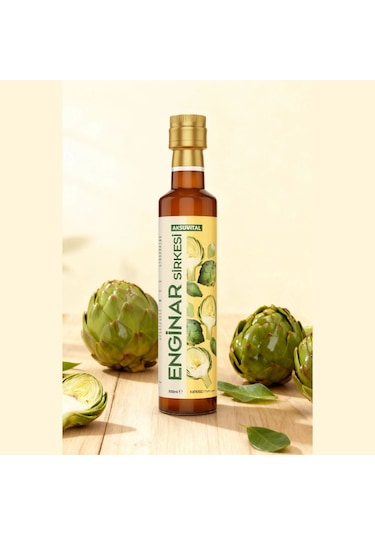 Enginar Sirkesi - Doğal Fermente 500 Ml