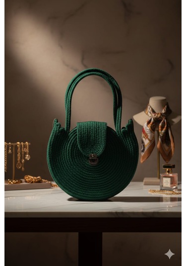 Loom Collection Kadın Kol Çantası Acı Yeşil