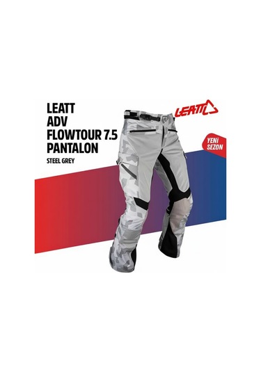 Leatt Adv Flow-tour 7.5 Gri Motosiklet Pantolonu