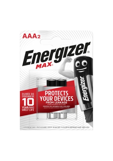 Energizer LTY6670E Max AAA İnce Kalem Pil 2'li