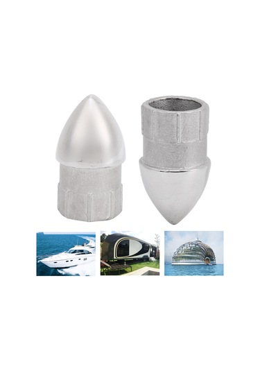 Lemestar 2 Adet 22mm 316 Paslanmaz Çelik Bot Boru Tıkanıklığı - Deniz Ortamında Korozyona Dayanıklı, Su Geçirmez, Kolay Kurulum