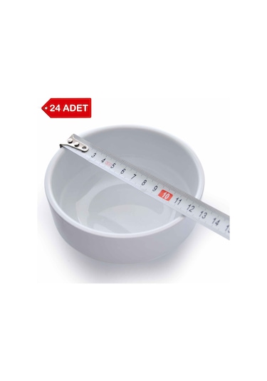 24 Adet - 12cm Melamin Çorba Kasesi, Cacık, Meze, Komposta