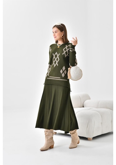 Ftz Women Kadın Etekli Takım Haki 20559-haki Haki