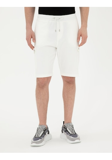 Pierre Cardin Erkek Ekru Şort Örme 50288263-vr019 Ekru