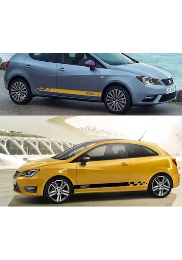 Seat Yazılı Yan Kapı Sticker Etiket Modeli