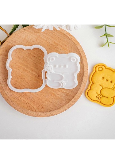 Zarif Ayı Kurabiye Kalıpları Yaratıcı Ayı Şeklinde Pişirme0007 Diğer