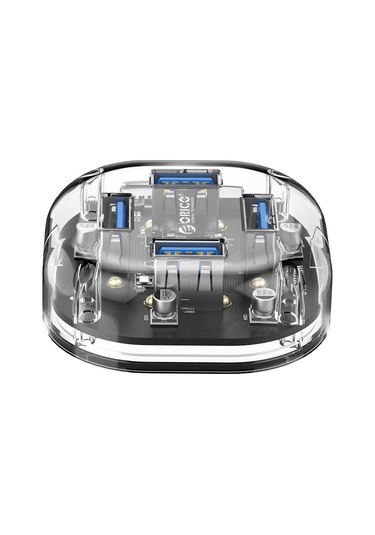 Sones Orıco H4u-u3 4 Bağlantı Noktalı Şeffaf Hub