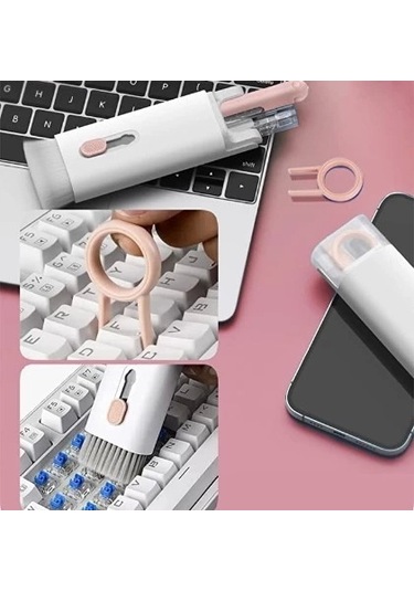 Çok Fonksıyonlu 7 In 1 Aırpods Klavye Ekran Kulaklık Temızleme Kıtı Renkli