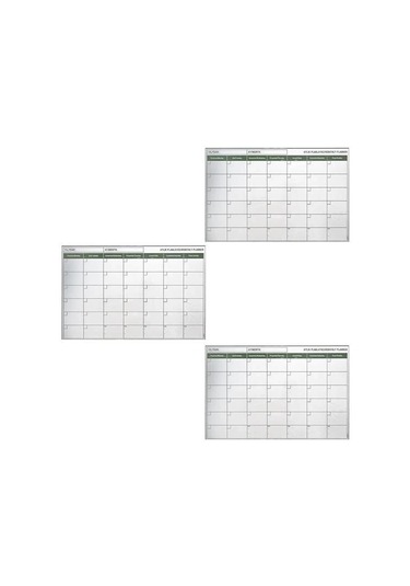 Buğz Manyetik Yapışkanlı Bir Aylık Program Planlayıcı Takvim 85x56 Cm