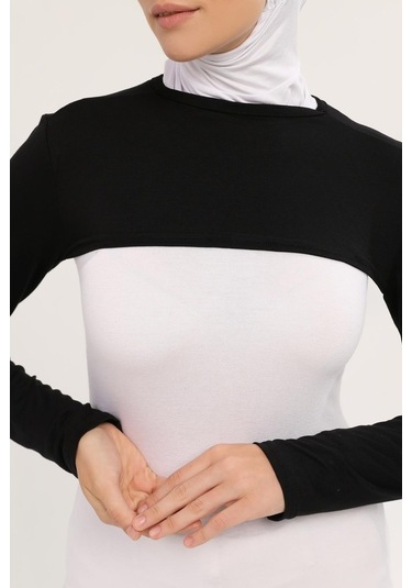 Sıfır Yakalı Boyunluklu Kolluk Siyah Çok Renkli