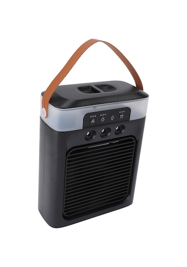 Mufunye Usb Usb Soğutma Buhar Fani, 3 Ağızlı Sprey, Aromaterapi Fonksiyonu, 400ml Su Deposu, Ofis Ve Ev İçin Siyah