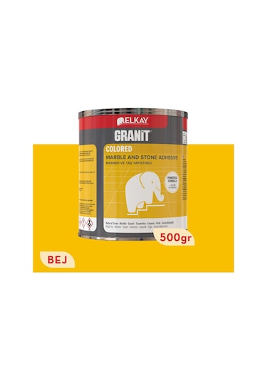 Elkay Mermer ve Granit Yapıştırıcı 500 GR Bej