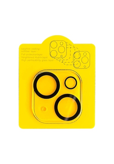 Ally Apple Uyumlu iPhone 15-15 Plus Full Tempered Kamera Lens Koruma Camı