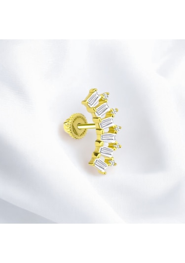Glorria Altın Taç Helix Piercing 68874491