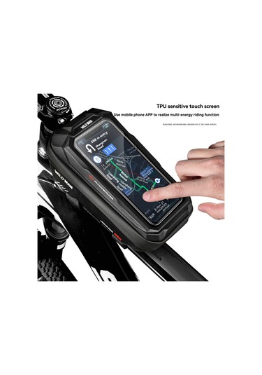 Moveevo X2 Bisiklet Ön Çubuk Çantası - Sert Kasa Eva Materyal, Su Geçirmez, Dokunmatik Ekran, 6.7 İnç Telefon Uyumlu, Dağ Bisikleti Çantası Siyah Siyah Moveevo X2 Bisiklet Ön Çubuk Çantası - Sert Kasa Eva Materyal, Su Geçirmez, Dokunmatik Ekran, 6.7 İnç Telefon Uyumlu, Dağ Bisikleti Çantası Siyah Siyah