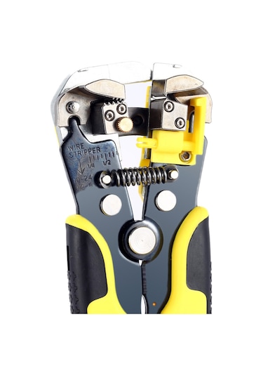 Konesam Meterk Sarı Multifonksiyon Tel Soyucu: Otomatik Soyma, Kesme Ve Presleme - Jx-1301 0.2-6.0mm Tel Uyumlu