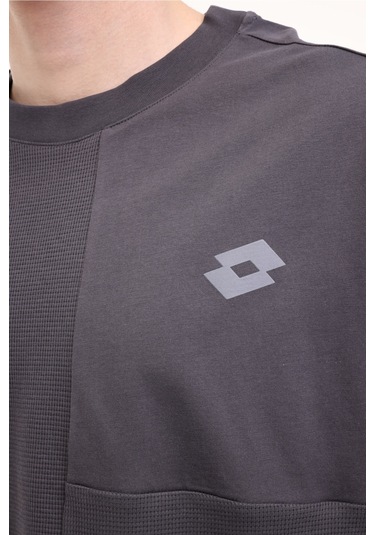 Lotto M-perla Tee 5fx Antrasit Erkek Kısa Kol T-shirt Gri