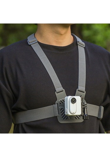 Bloomnest Sunnylife Xd742 Djı Osmo Pocket 3/gopro 12 Göğüs Kemeri, 360 Dönen Spor Kamera Aksesuarı Montajı Altın