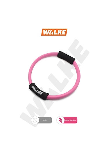 Walke 35 Cm Fuşya Pilates Çemberi (Egzersiz Çemberi)