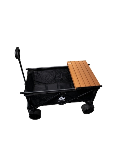 Seven Moose Katlanır Kamp Arabası Masa Aparatlı Büyük Boy, Frenli Ve Geniş Tekerlekli Taşıma Arabası, 100 Kg Kapasiteli