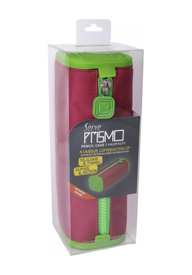 Serve Pembe Prismo Kare Kalem Kutusu