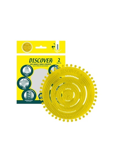 Discover Çok Amaçlı Koku Giderici Lemon 2 li