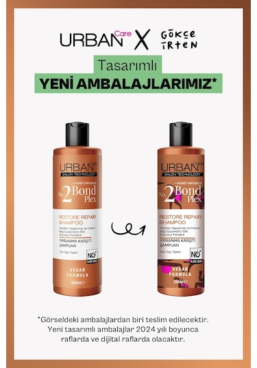 Urban Care No.2 Bond Plex Yıpranma Karşıtı Bakım Şampuanı 350 ML