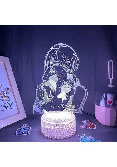 Goldenqian Yuri On Ice Anime 3d Gece Lambası Boy Için 16 Renk Kız Odası Dekor Illusion Led Lamba Usb Manga Victor Nikiforov Şekil Uygun Çocuklar Hayranlar Yılbaşı Hediyeleri 2rw0zk Siyah