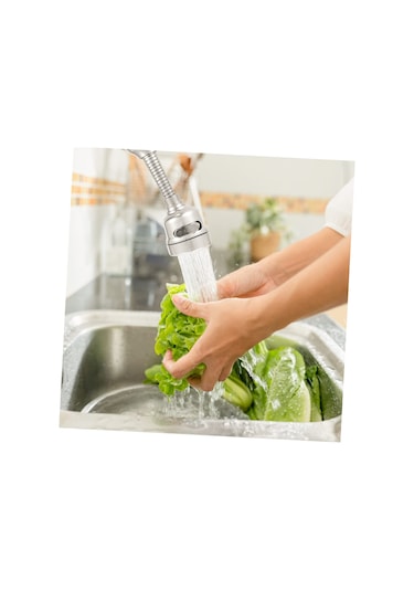 Foytokı 1 Bilgisayar Musluk Duş Püskürtücü Ile Mutfak Musluk Gümüş