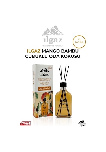 Mango Bambu Çubuklu Oda Kokusu 200 Ml Xl Red Diffuser Mango