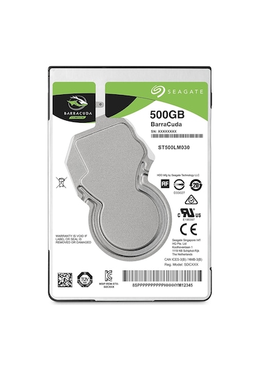 Seagate Barracuda ST500LM030 2.5" 500 GB 5400 RPM SATA 3 HDD