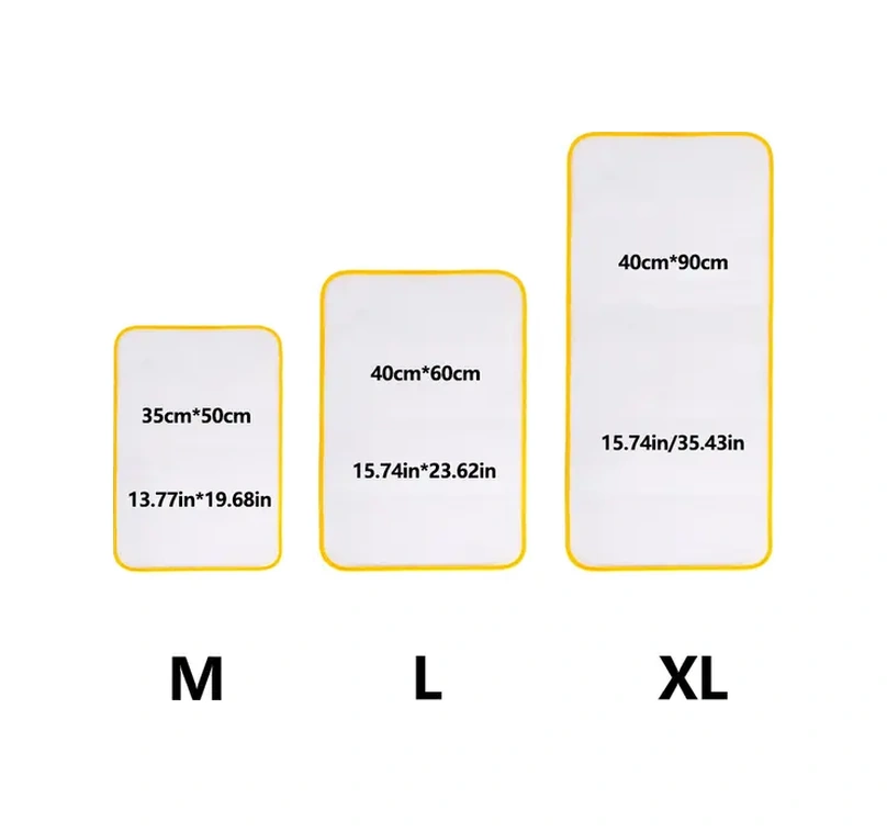 Chuangyinshop Çeşitli Modeller Yüksek Isıya Dayanıklı Ütü Altlığı, Elektriksiz Ev Tipi Ütü Koruma Bezi