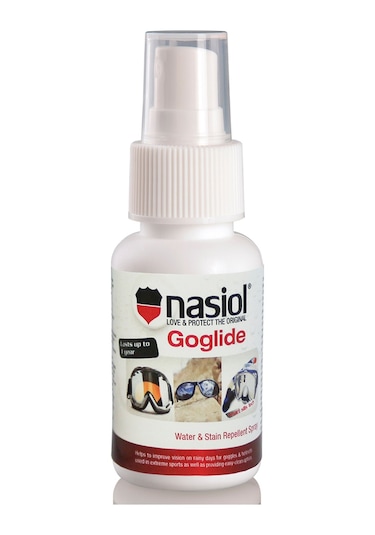 Nasiol Goglide Motosiklet ve Kask Vizörü Su İtici Nano Yağmur Kaydırıcı Sprey 1 Yıl Dayanım 50 ML