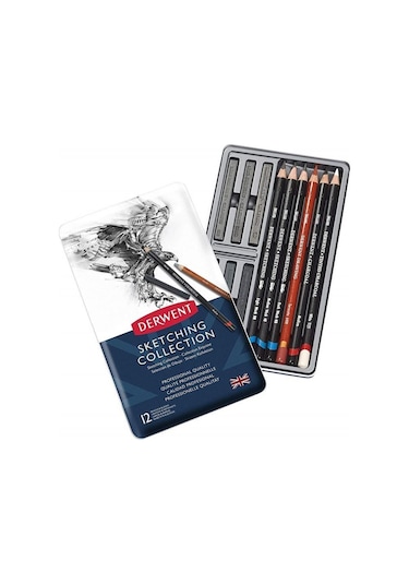 Derwent Sketching Collection 12 Parça Set