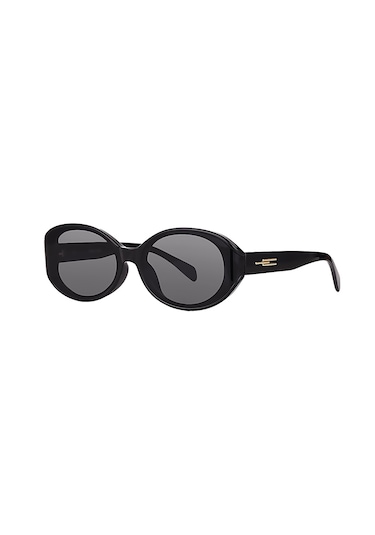Daniel Klein Dk4342-1 Bold Line Heritage Oval Kadın Güneş Gözlüğü Siyah