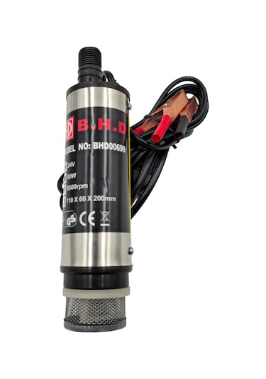 Fixonic B.h.d. Bhd00699 24v/51mm Kendinden Emişli Taşınabilir Yakıt/sıvı Yağ Aktarma Mazot Pompası