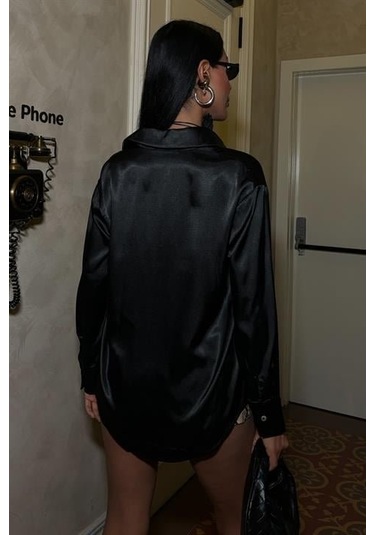 Premium Saten Gömlek 3438 Si Yah