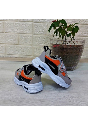 M.p One 3127 Işıklı Fuspetli Bebe Spor Ayakkabı Gri - Siyah