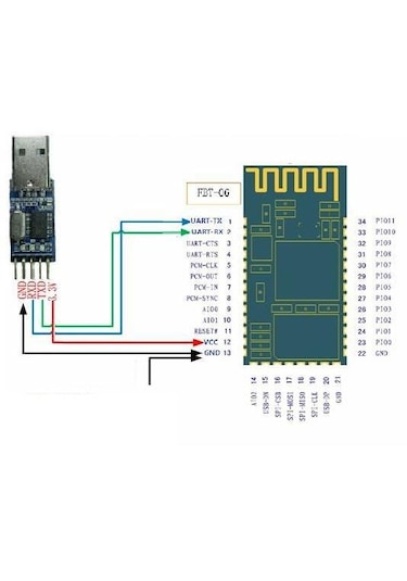Pl2303 Usb-ttl Rs232 Seri Dönüştürücü Arduino Kartı