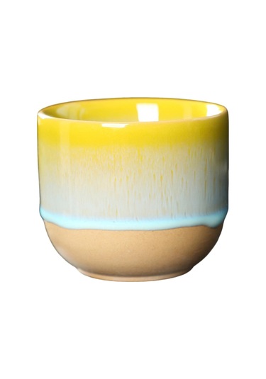 Suntek Magideal Seramik Bardaklar 150 Ml Japon Tarzı Sake Kupa Sarı