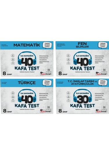 Lgs 8. Sınıf Çöz Bitir Yaprak Test 4lü Set
