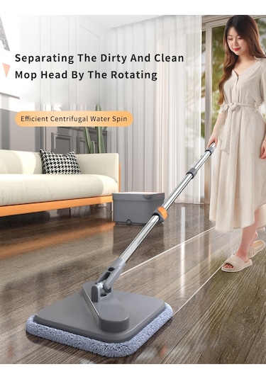 Joybos Spin Mop Temizlik Seti Paspas 8 Adet Bez