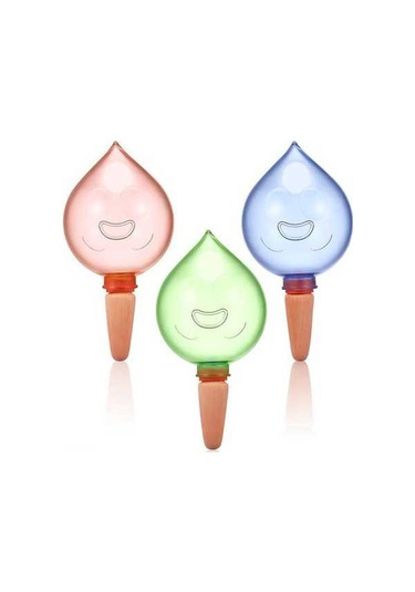 Pazly Eğlenceli Tasarım: Bitkileriniz İçin Otomatik Sulama Topu - Gülümseyen Yüzler Ve Su Damlaları