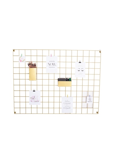 Metal Pano Tel Pano Gold Fotoğraf Askısı Notluk 60X80 Catchme